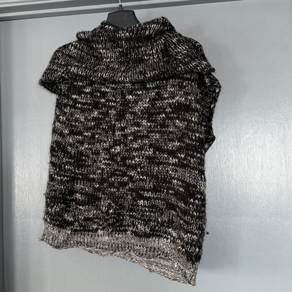 Buffalo David Britton Women Sleeveless Loose Knit Oversized Cowl Neck Sweater S